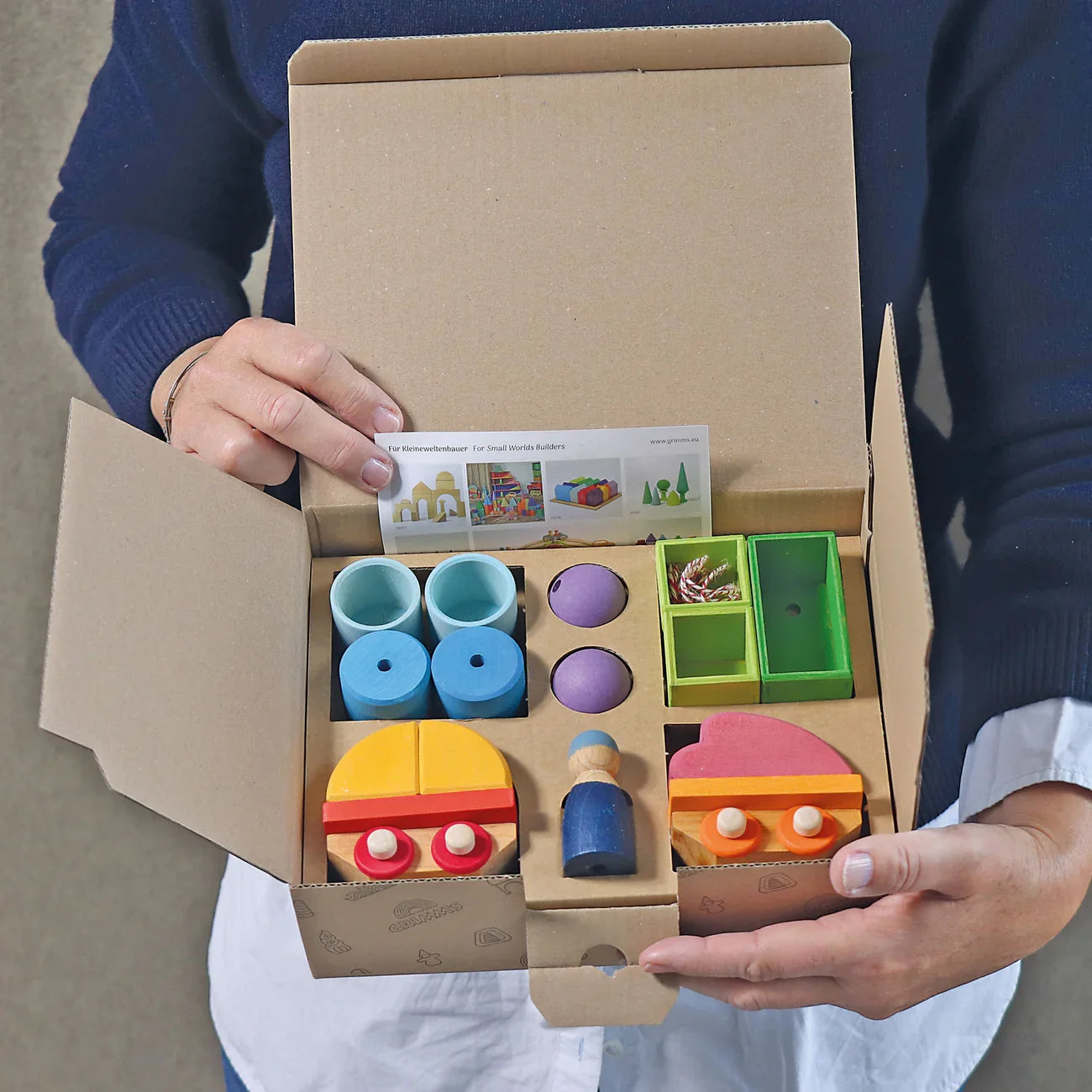 Wooden Train Building Set