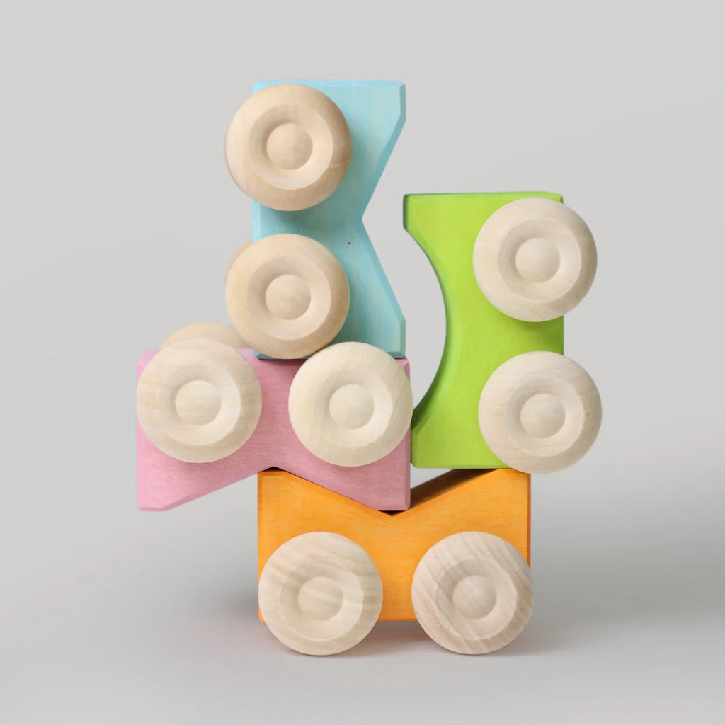 Stacking Cars - Pink