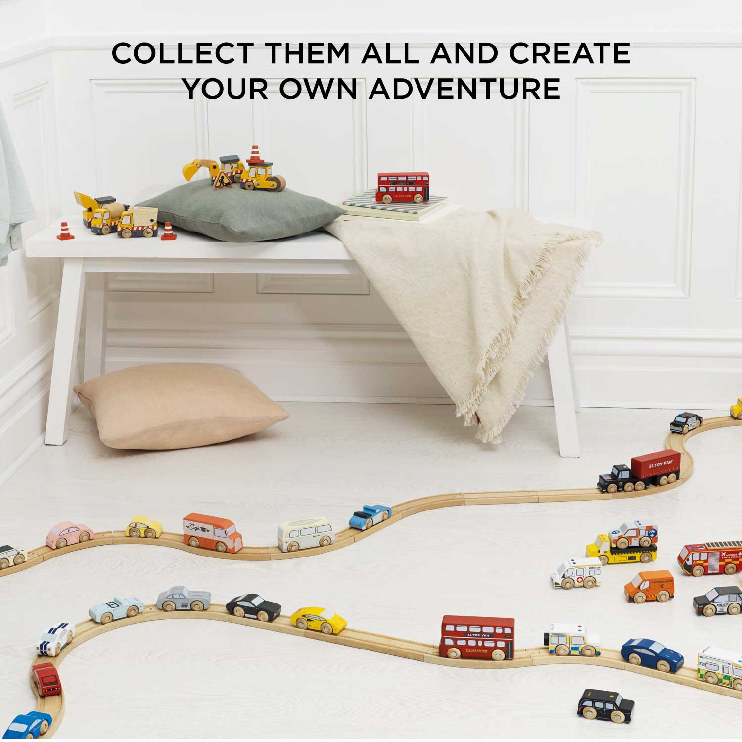 American Wooden Car Set