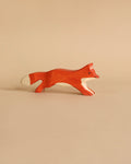 Wooden Running Fox Figure