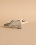 Wooden Badger Figure