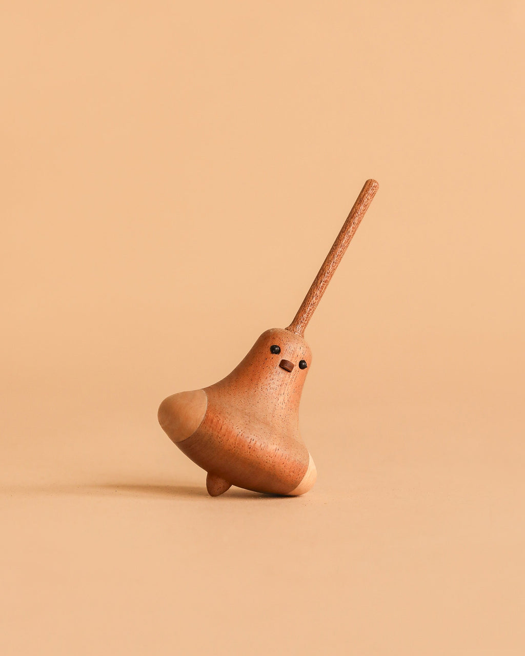 Wooden Spinning Top - Bird