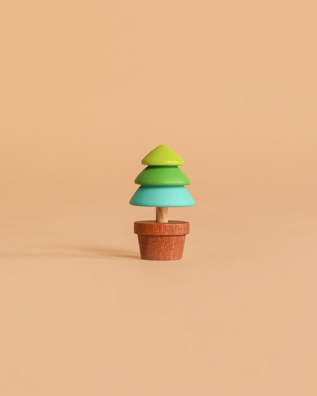 Wooden Spinning Top - Tree