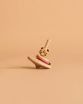 Wooden Spinning Top - Tiger
