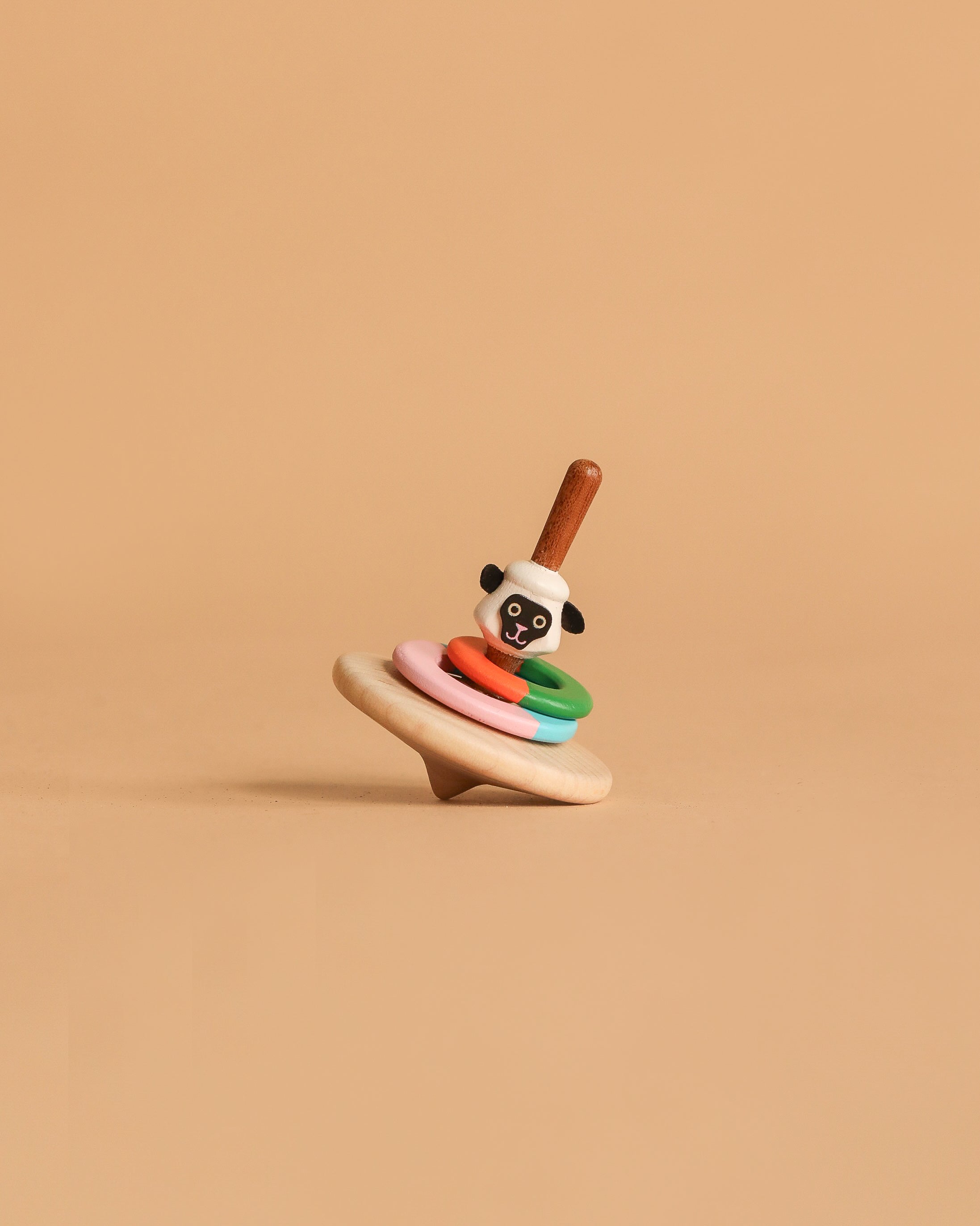 Wooden Spinning Top - Sheep