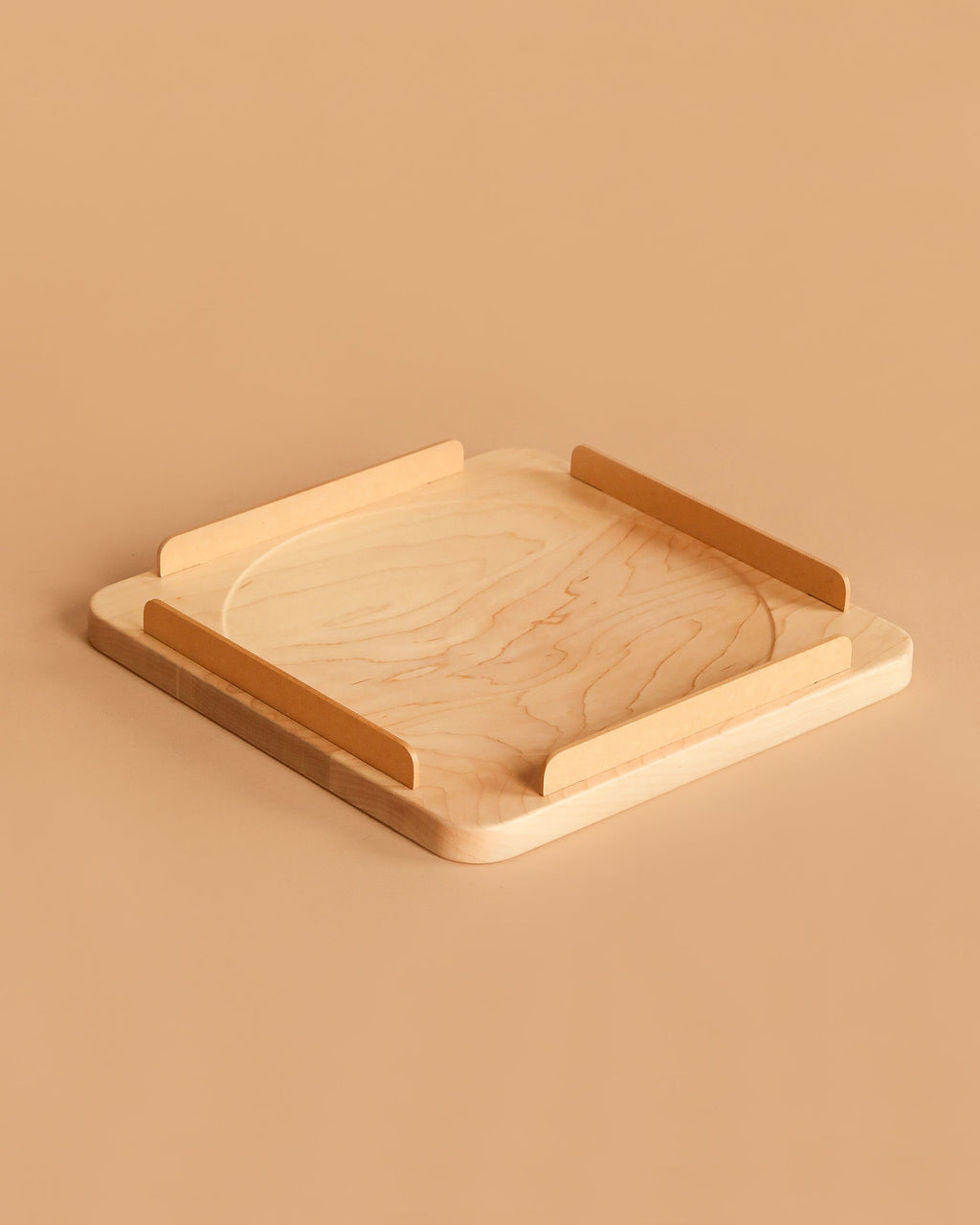 Wooden Spinning Top Tray