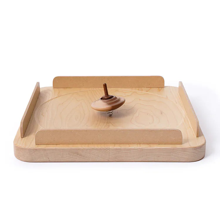 Wooden Spinning Top Tray