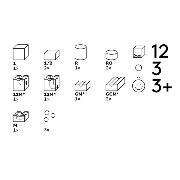 Magnet Marble Run Extra Set