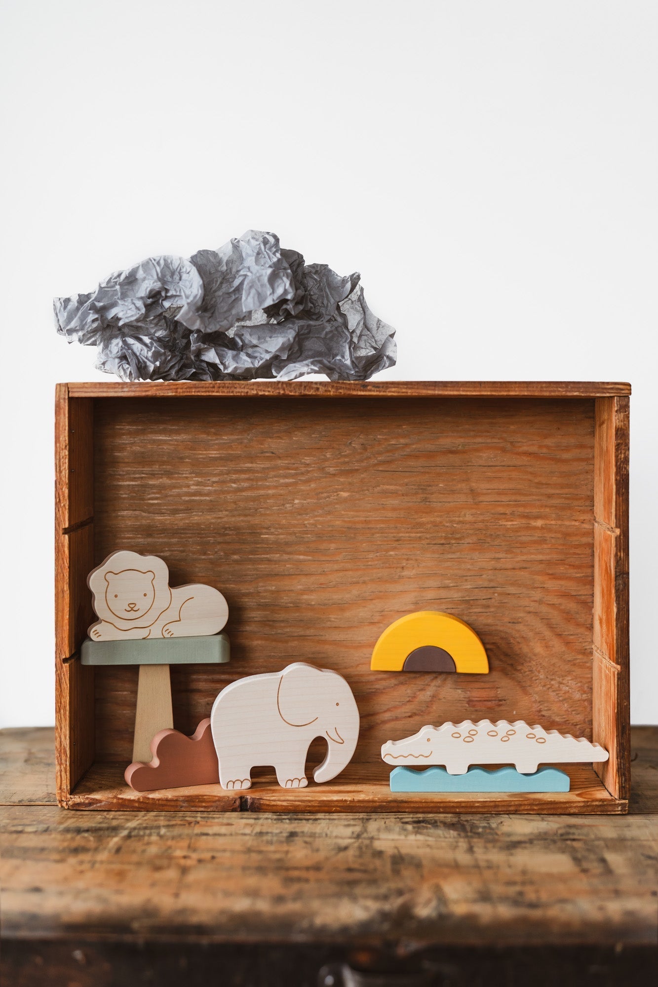 Wooden Safari Set