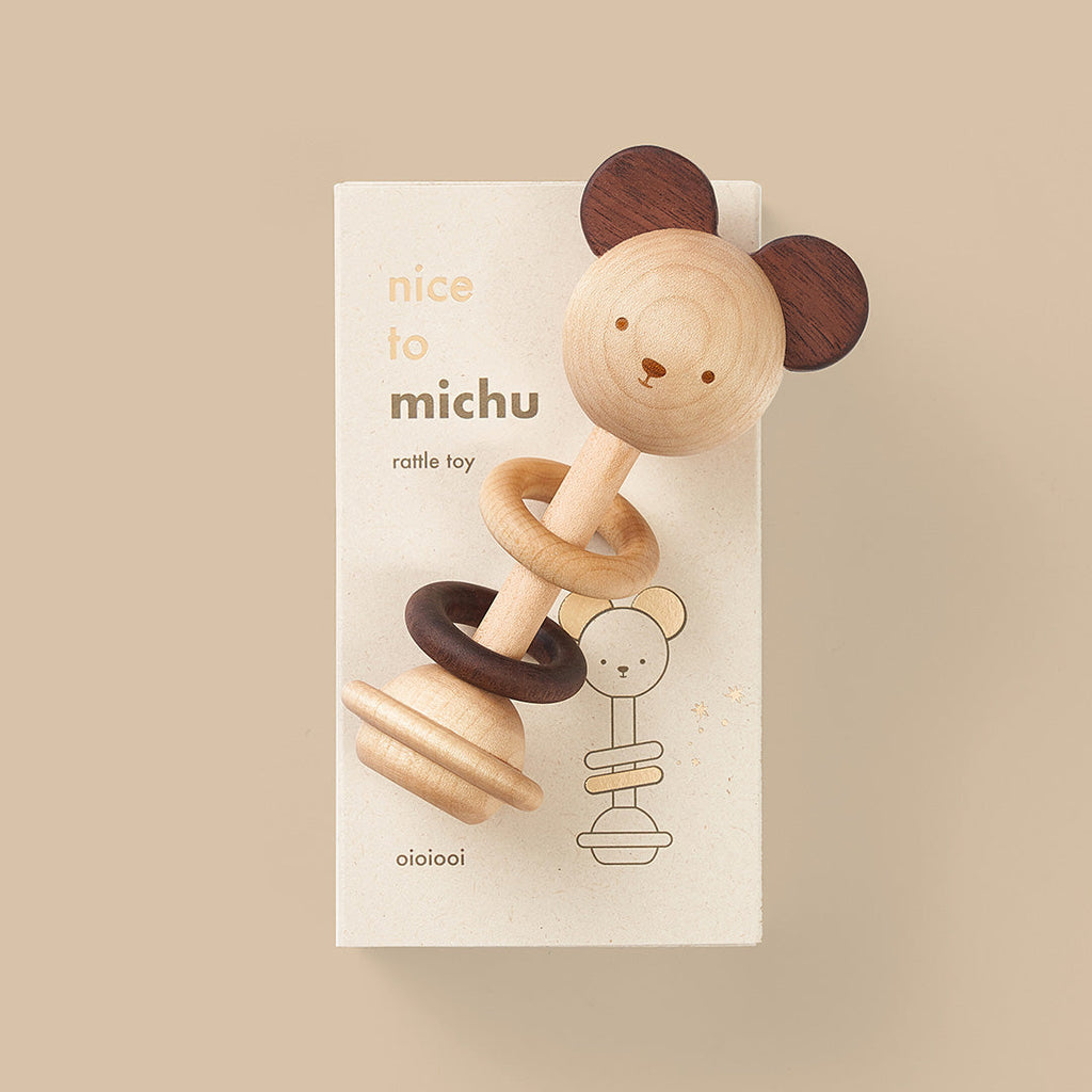 Nice to Michu Baby Rattle